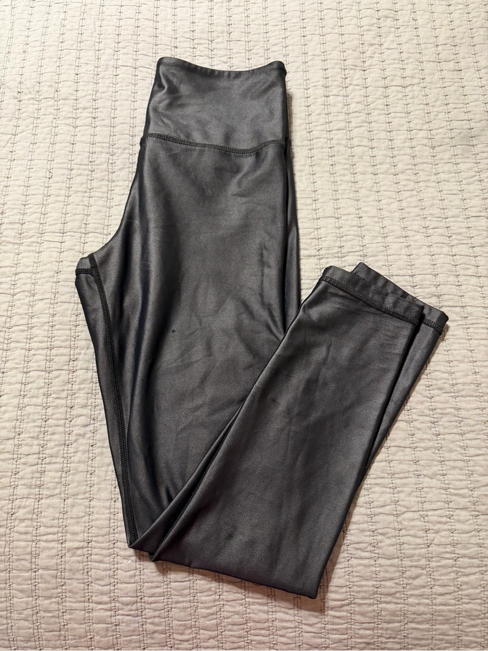 Zyia Active Women's Shiny Black Athletic Leggings